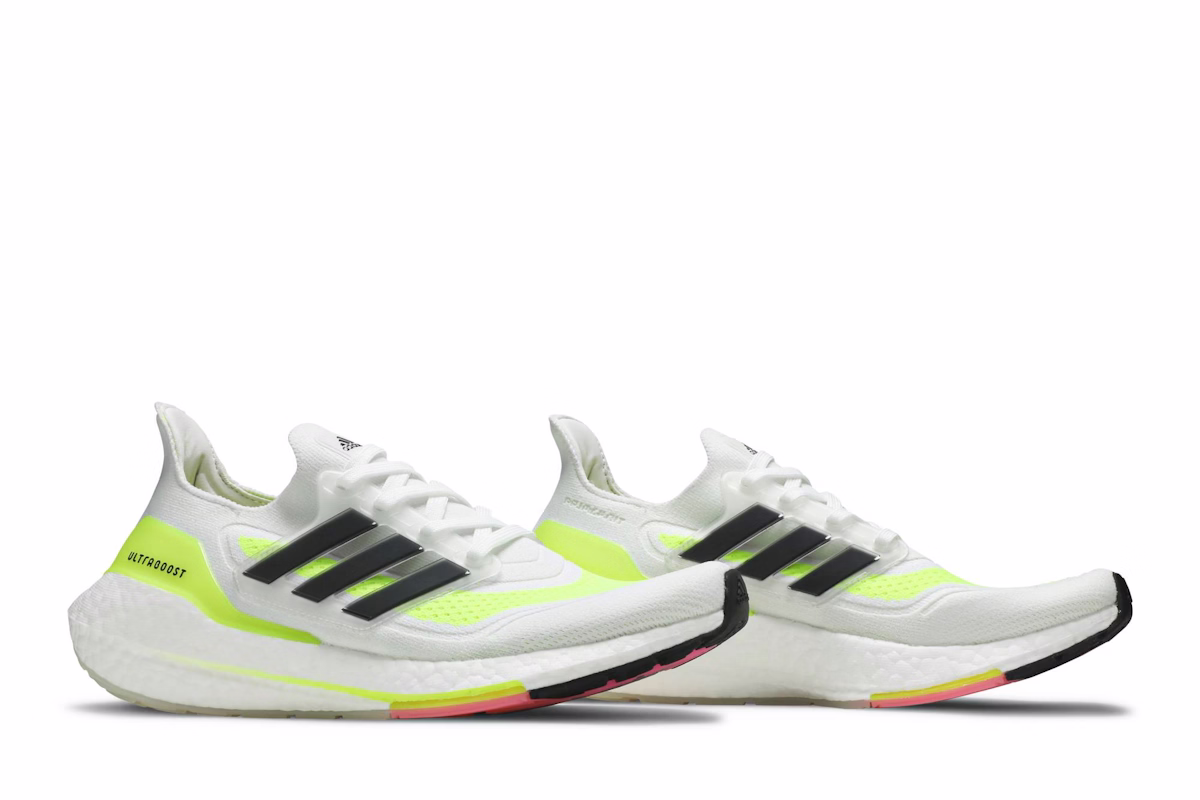 adidas UltraBoost 21 'White Solar Yellow'