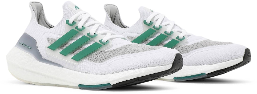 adidas UltraBoost 21 'White Sub Green' FZ2326 Cheap adidas UltraBoost 21 'White Sub Green' FZ2326
