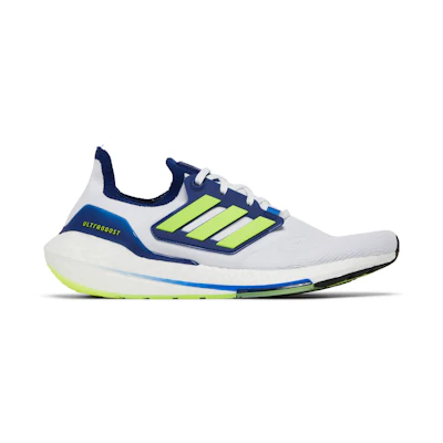 adidas UltraBoost 22 'White Solar Yellow Blue'