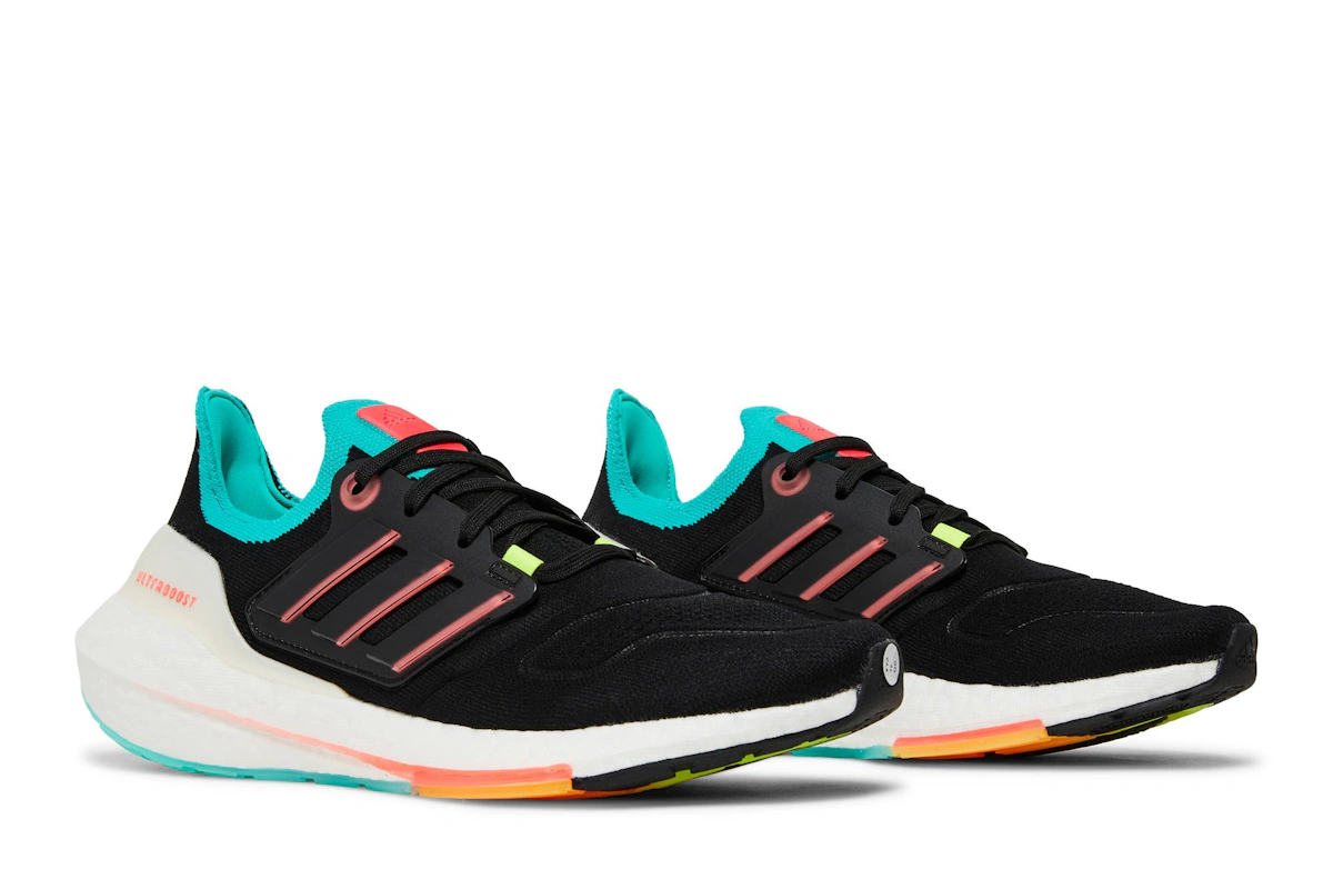 adidas UltraBoost 22 Black Turbo Mint Rust GX5497