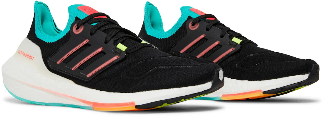 adidas UltraBoost 22 Black Turbo Mint Rust GX5497 Cheap adidas UltraBoost 22 Black Turbo Mint Rust GX5497