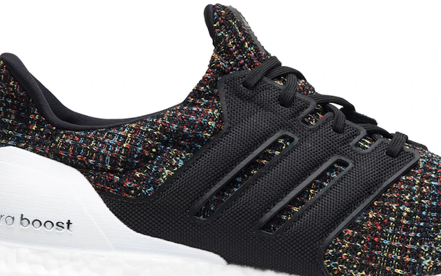 阿迪達斯 UltraBoost 4.0 黑色多彩'白色後跟籠 F35232 Order 阿迪達斯 UltraBoost 4.0 黑色多彩'白色後跟籠 F35232