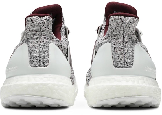 adidas UltraBoost 4.0 Cloud White Maroon EE3705 Details for adidas UltraBoost 4.0 Cloud White Maroon EE3705