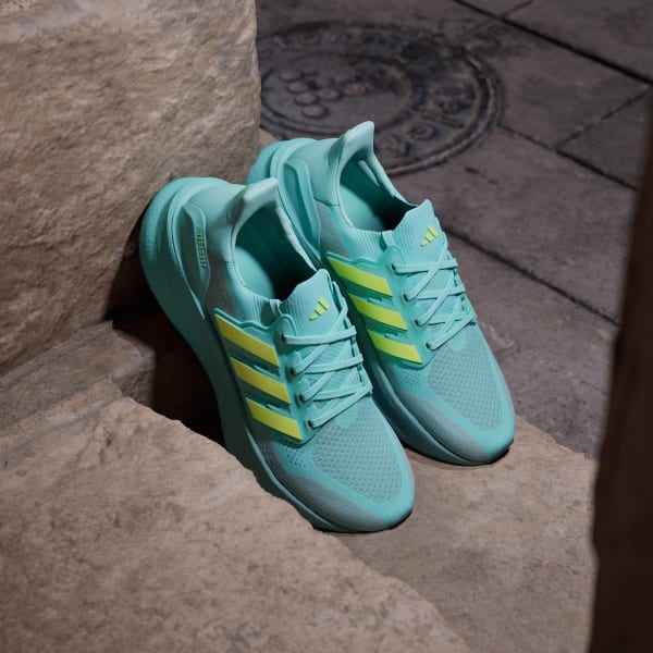 Details for Adidas Ultraboost 5 Kasut Lari Biru/Lemon Lucid/Mint Ton JQ2909