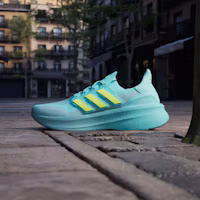 Cheap Adidas Ultraboost 5 Kasut Lari Biru/Lemon Lucid/Mint Ton JQ2909