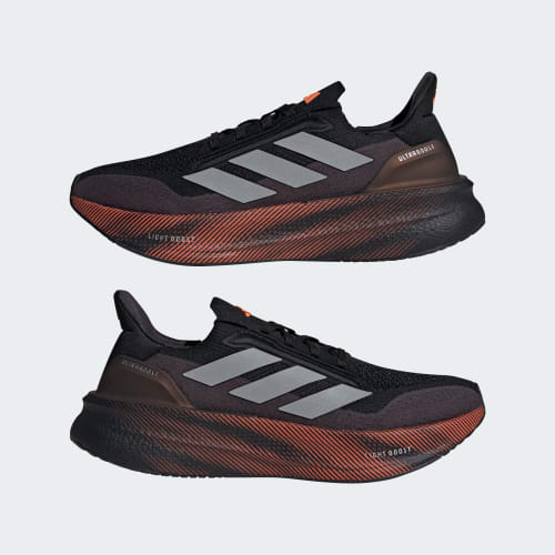 Sizing adidas Ultraboost 5X « Noir, argent métallisé et orange Lucid » JQ9082