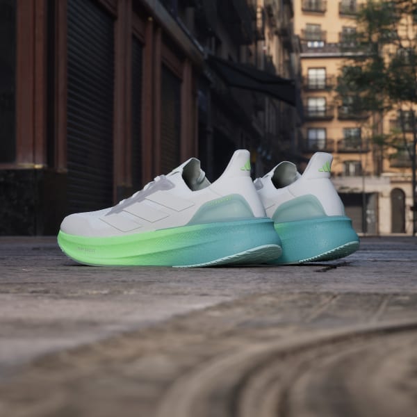 Details for Adidas Ultraboost 5X Sepatu Lari Cloud White/Dash Grey/Lime Burst Terbaru JQ2919