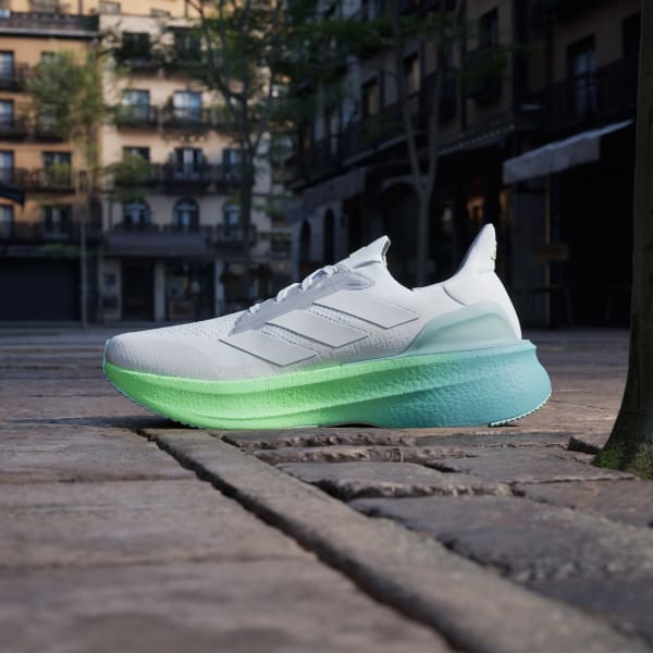 Sizing Adidas Ultraboost 5X Sepatu Lari Cloud White/Dash Grey/Lime Burst Terbaru JQ2919