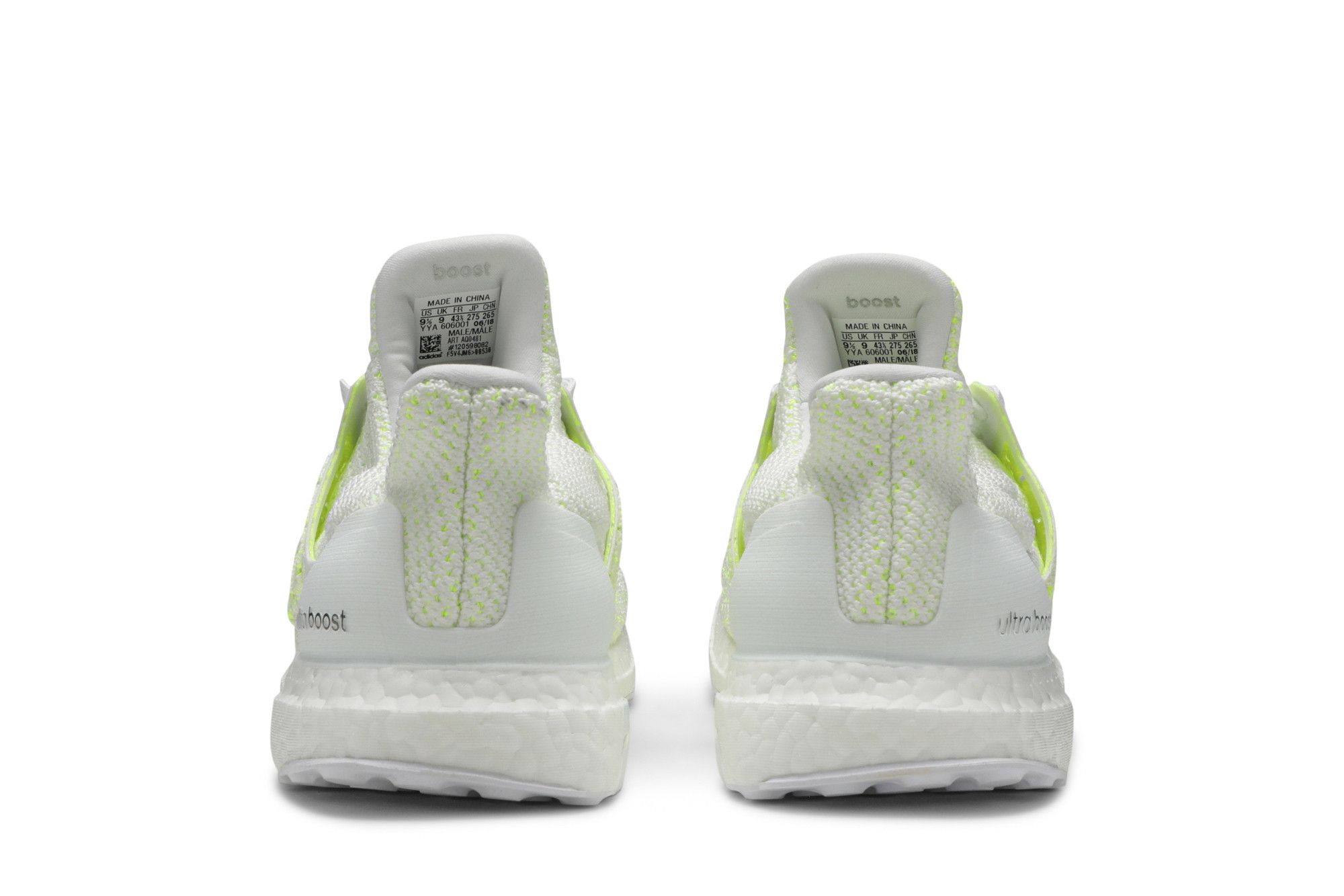Sizing 阿迪达斯UltraBoost Clima '太阳黄' AQ0481