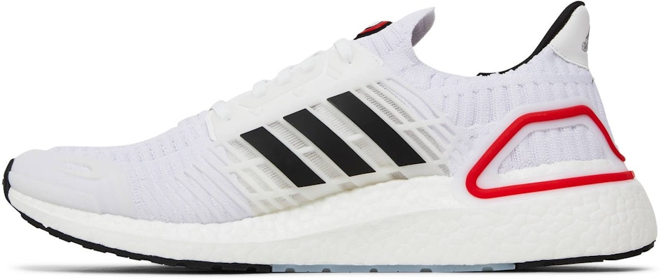 adidas UltraBoost ClimaCool 1 DNA 'White Vivid Red' GZ0439 Lookbook adidas UltraBoost ClimaCool 1 DNA 'White Vivid Red' GZ0439