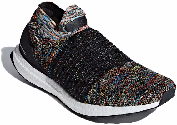 adidas UltraBoost Laceless 'Black Multi-Color' B37687 Lookbook adidas UltraBoost Laceless 'Black Multi-Color' B37687
