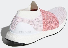 adidas Ultraboost 無鞋帶 低筒 跑步鞋 男款 白紅 Shop adidas Ultraboost 無鞋帶 低筒 跑步鞋 男款 白紅