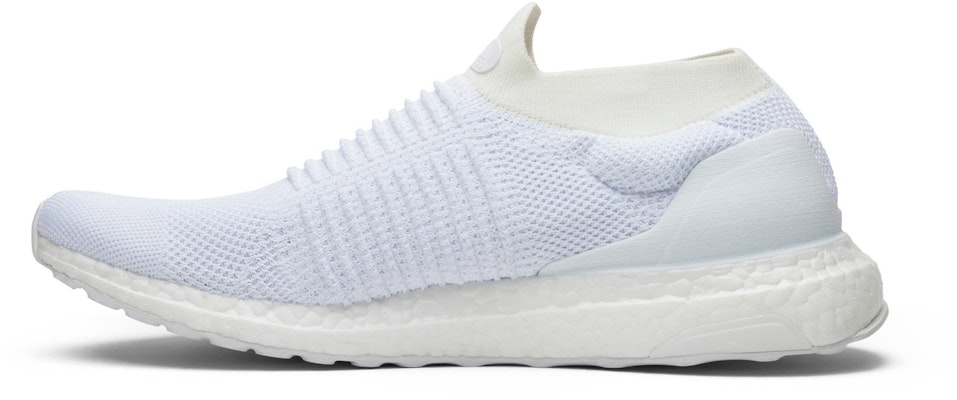 adidas UltraBoost Laceless 'Triple White' S80768 Lookbook adidas UltraBoost Laceless 'Triple White' S80768