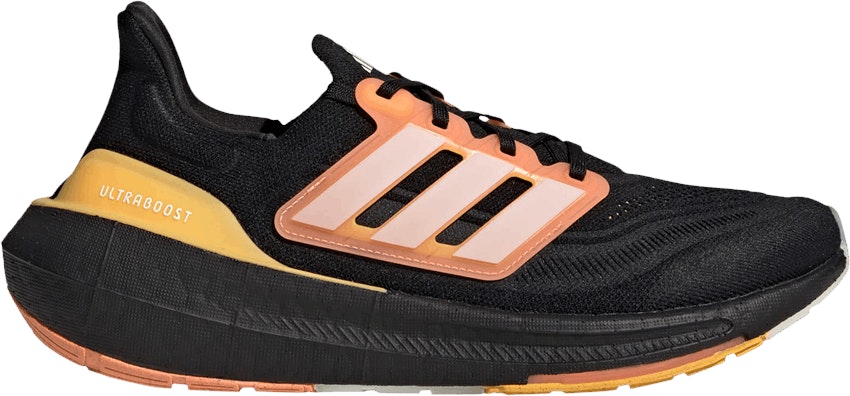 Adidas ultra top boost black orange