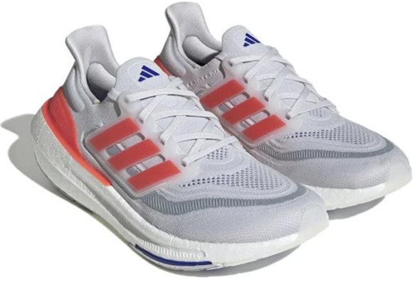 adidas UltraBoost Light 'Dash Grey Solar Red' HQ8596 Lookbook adidas UltraBoost Light 'Dash Grey Solar Red' HQ8596