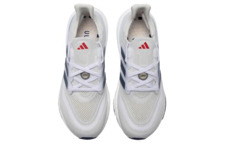 Lookbook adidas Ultraboost Light 透氣防滑減震 低筒 跑步鞋 男款 白藍色