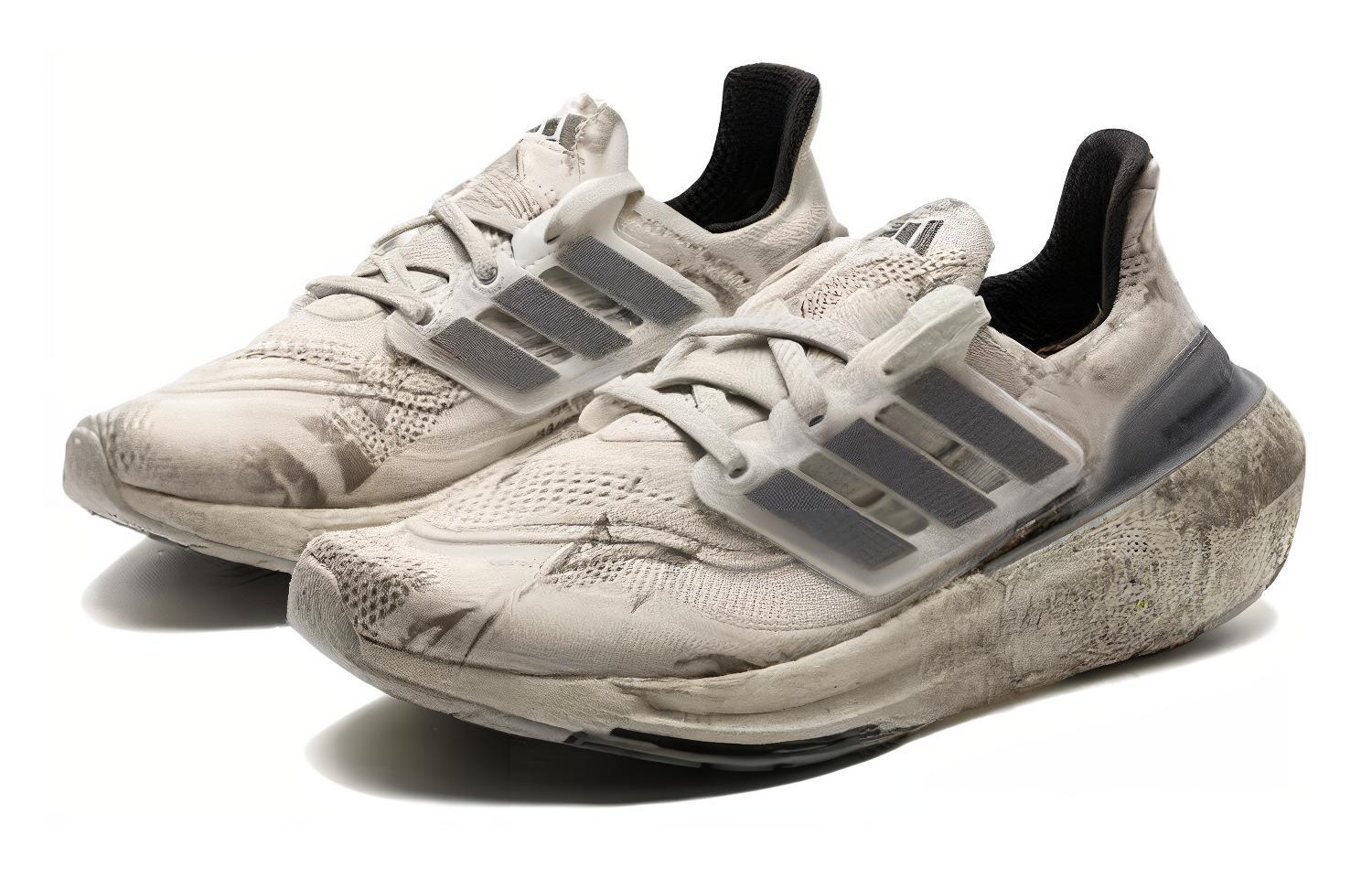 Order adidas 舒適百搭 減震通風 低筒 日常休閒鞋 男女同款 米灰