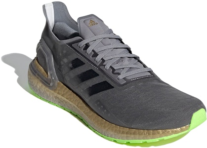 adidas Ultraboost PB 舒適 休閒 耐磨 低筒 跑步鞋 男款 灰黃綠 Lookbook adidas Ultraboost PB 舒適 休閒 耐磨 低筒 跑步鞋 男款 灰黃綠