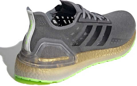 adidas Ultraboost PB 舒適 休閒 耐磨 低筒 跑步鞋 男款 灰黃綠 Shop adidas Ultraboost PB 舒適 休閒 耐磨 低筒 跑步鞋 男款 灰黃綠
