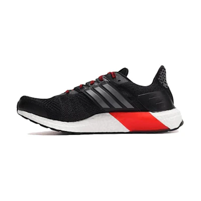 adidas UltraBoost ST 'Black Vivid Red'