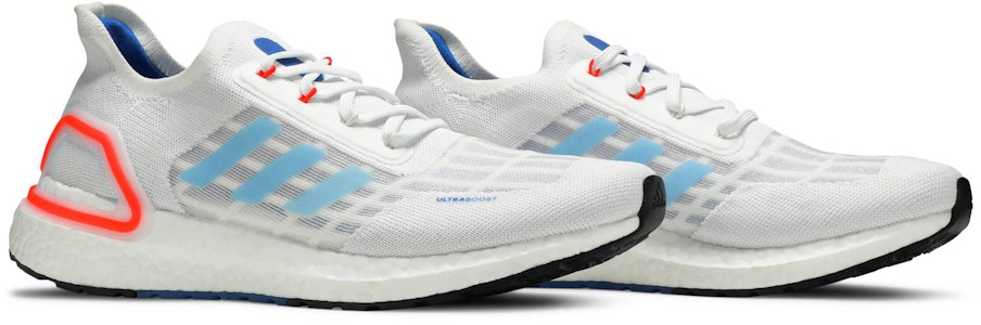 adidas Ultraboost Summer.Rdy 編織流行 減震防滑耐磨 低筒 跑步鞋 男女同款 灰藍橙 Cheap adidas Ultraboost Summer.Rdy 編織流行 減震防滑耐磨 低筒 跑步鞋 男女同款 灰藍橙