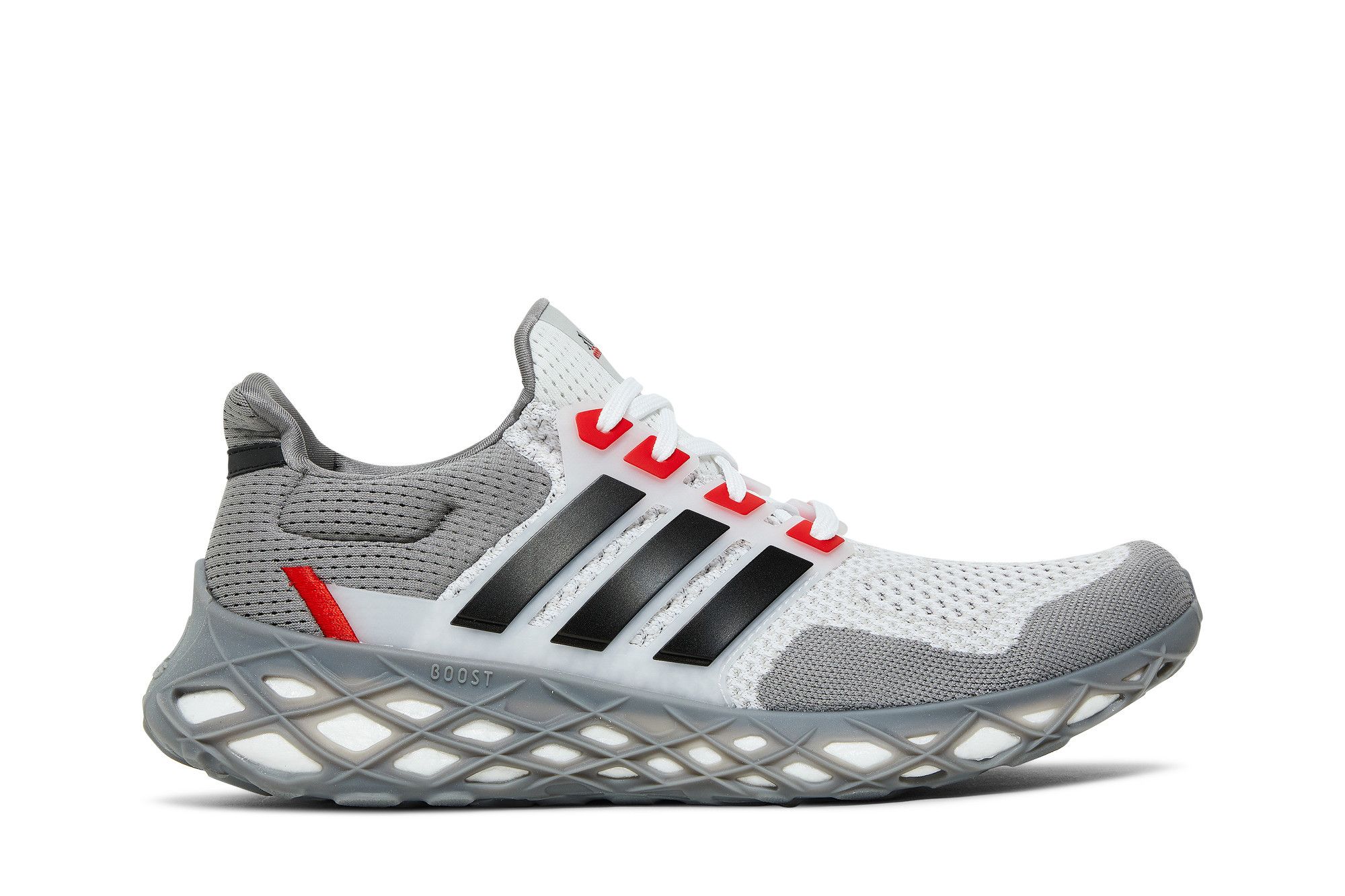 adidas UltraBoost Web DNA 'Grey Vivid Red' GZ1592