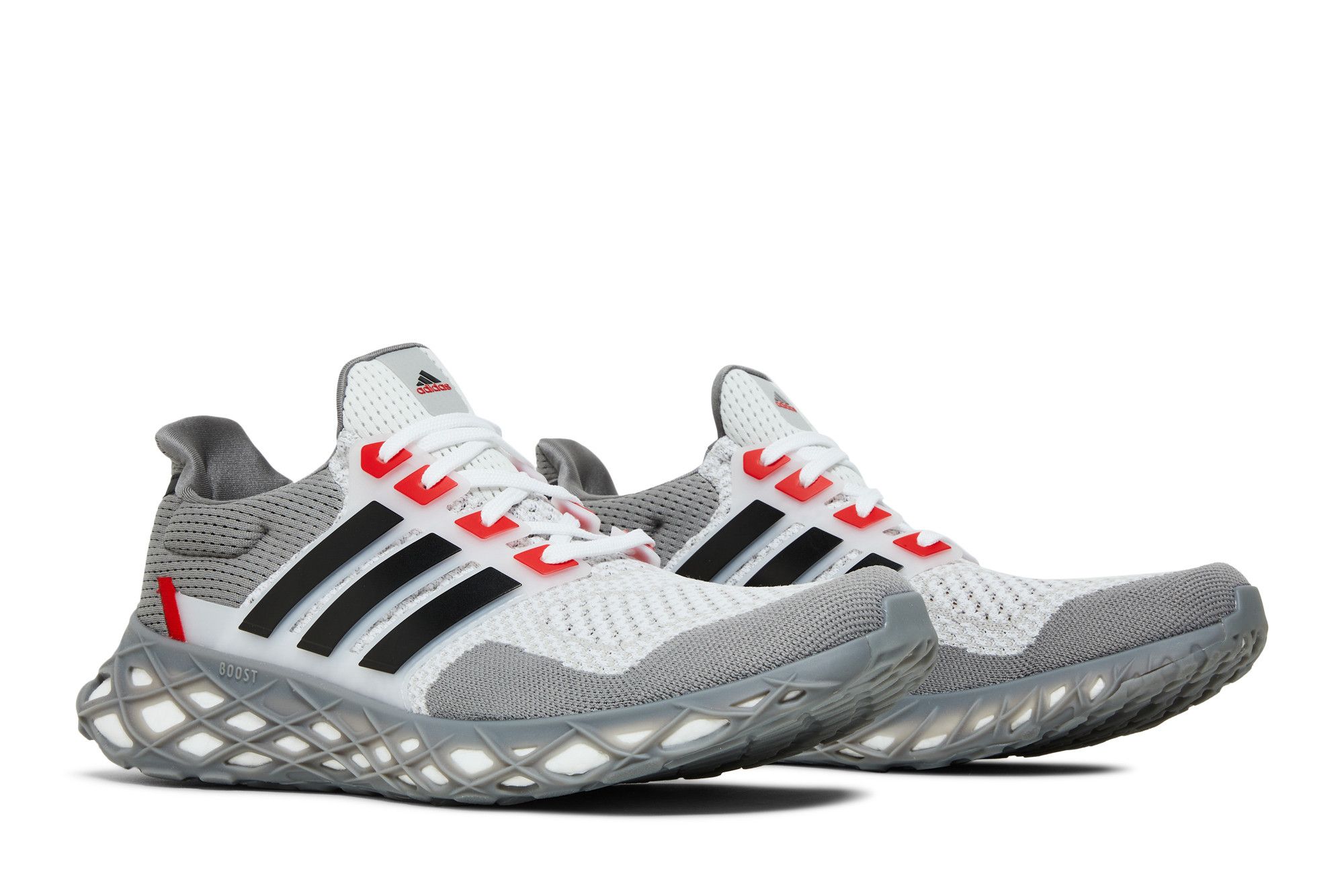 Cheap adidas UltraBoost Web DNA ''Gris et Rouge Vif'' GZ1592