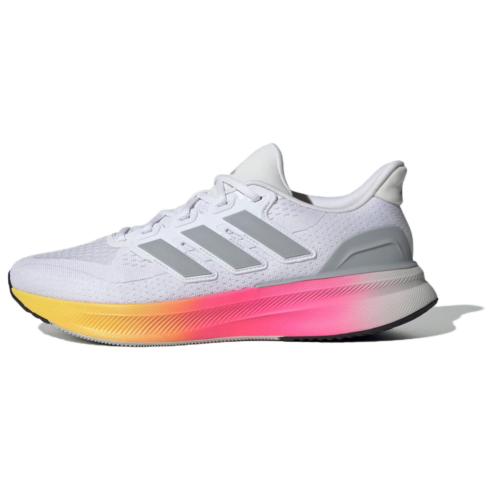 adidas ULTRARUN 5 Silver Low-Top Running Shoes - Breathable & Comfortable IE8791