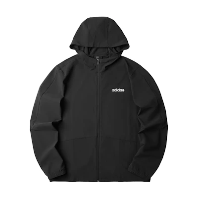 adidas Unisex Black Hoodie Casual Long Sleeve Jacket JN8451