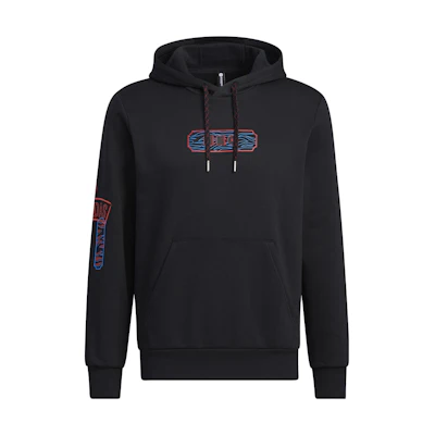 adidas Unisex Black Hoodie Casual Long Sleeve Sweatshirt HC9692