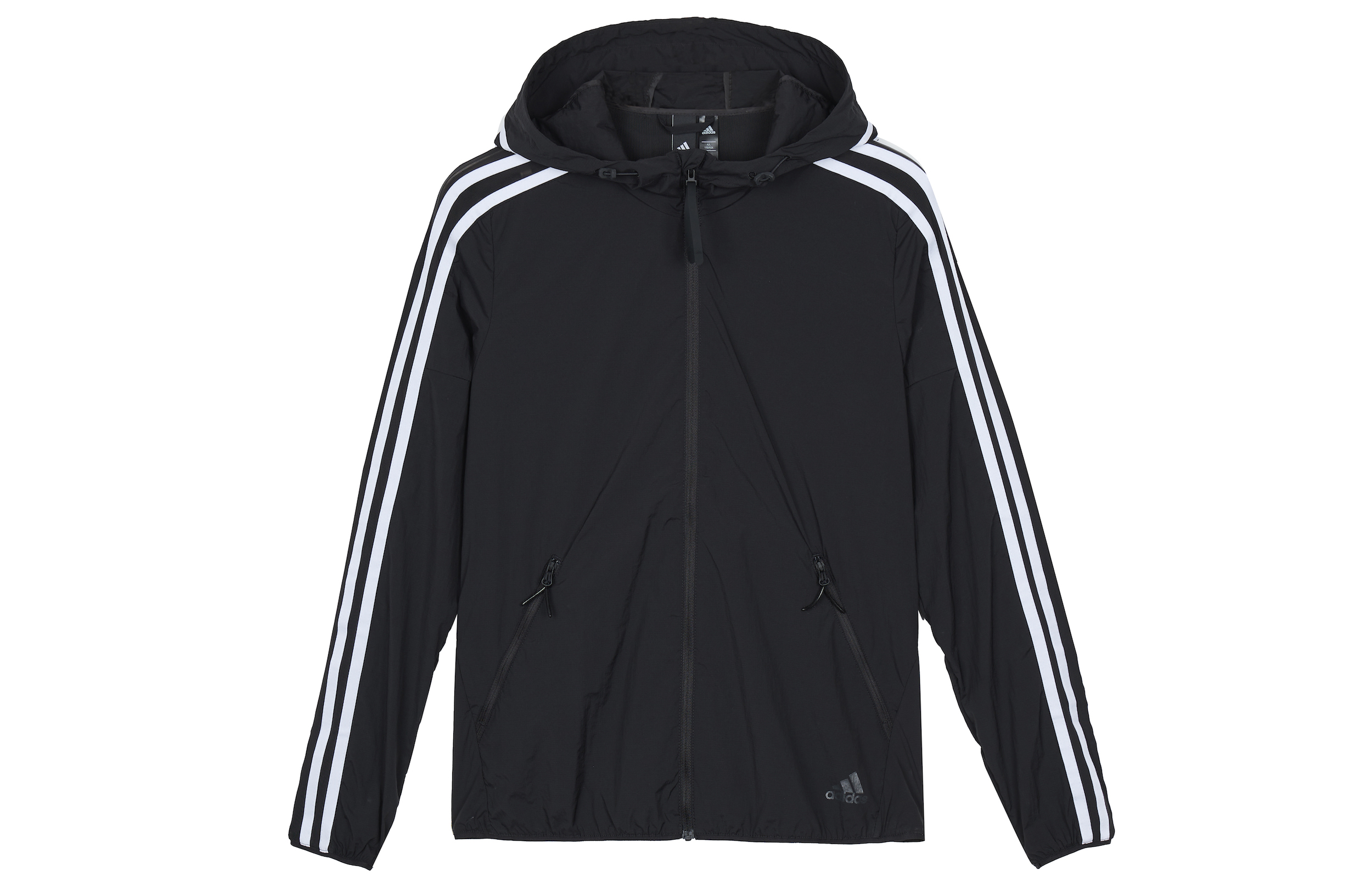 adidas Unisex Black Hoodie Loose Fit Casual Jacket Long Sleeve FT2888