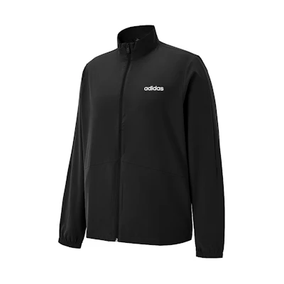adidas Unisex Black Long-Sleeve Comfort Stylish Stand Collar Jacket JN4913