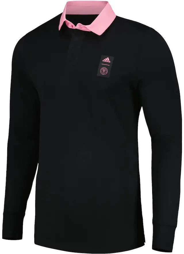 adidas-unisex-black-long-sleeve-polo-football-shirt-casual-sportswear-hu-0434