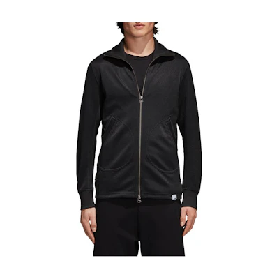 adidas Unisex Black Outdoor Casual Polo Collar Long-Sleeve Jacket CD6939