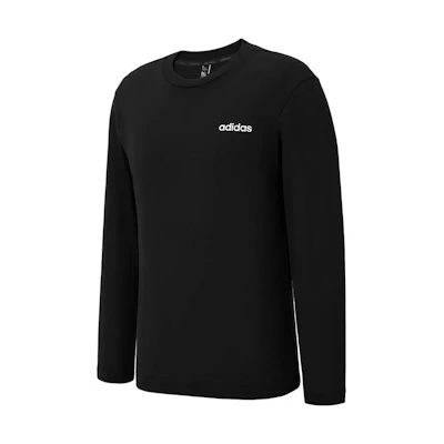 adidas Unisex Black Oversized Lettering Crewneck Pullover Sweatshirt JL5904