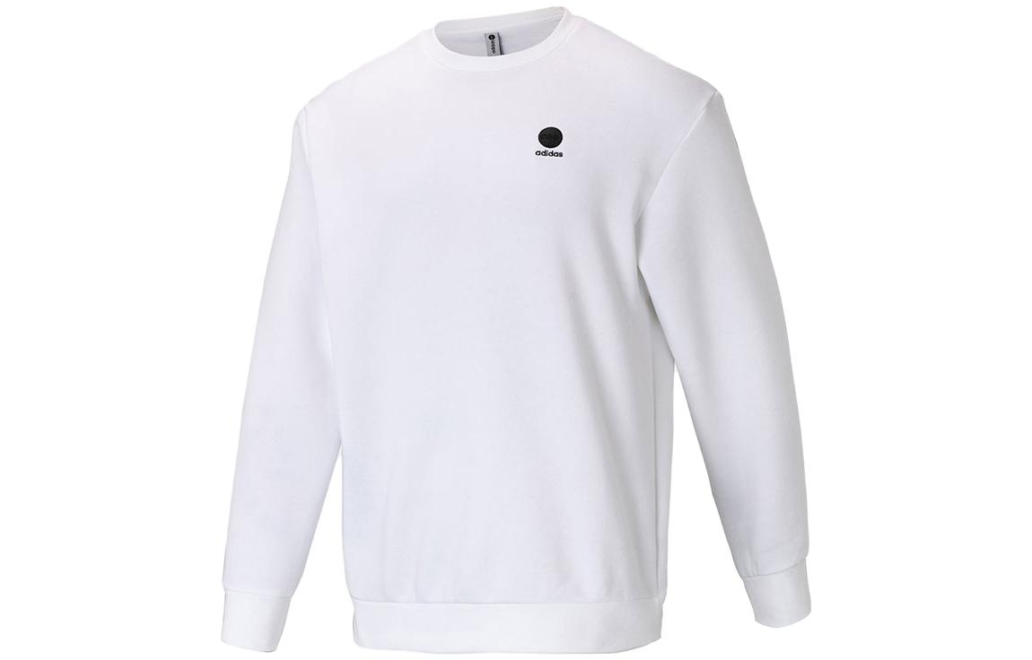 adidas Unisex Casual Sports Sweatshirt White IC9247