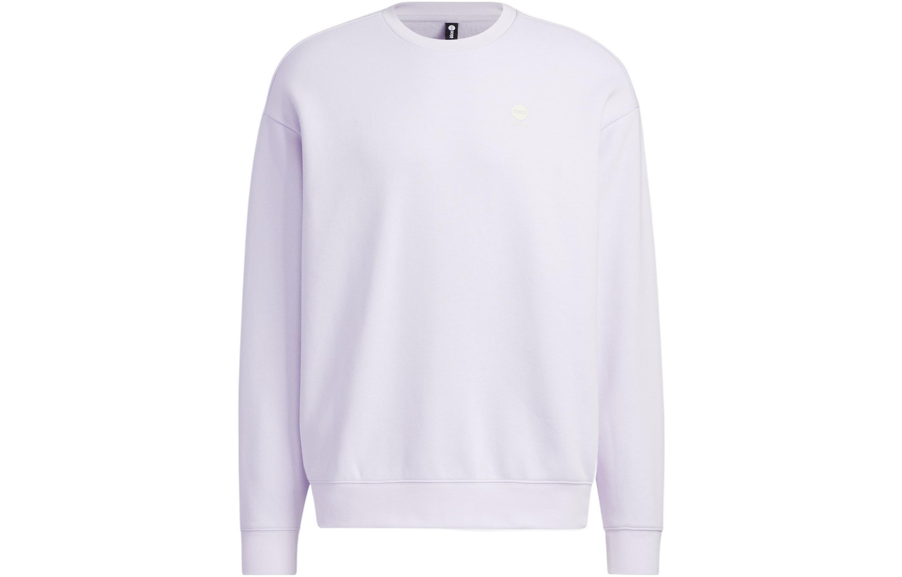 adidas Unisex Crewneck Logo Print Sweatshirt White HY9658