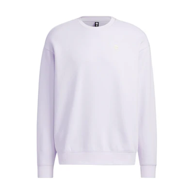 adidas Unisex Crewneck Logo Print Sweatshirt White HY9658