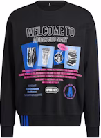 adidas Unisex Crewneck Sports Sweatshirt Long Sleeve Black IA5334 adidas Unisex Crewneck Sports Sweatshirt Long Sleeve Black IA5334