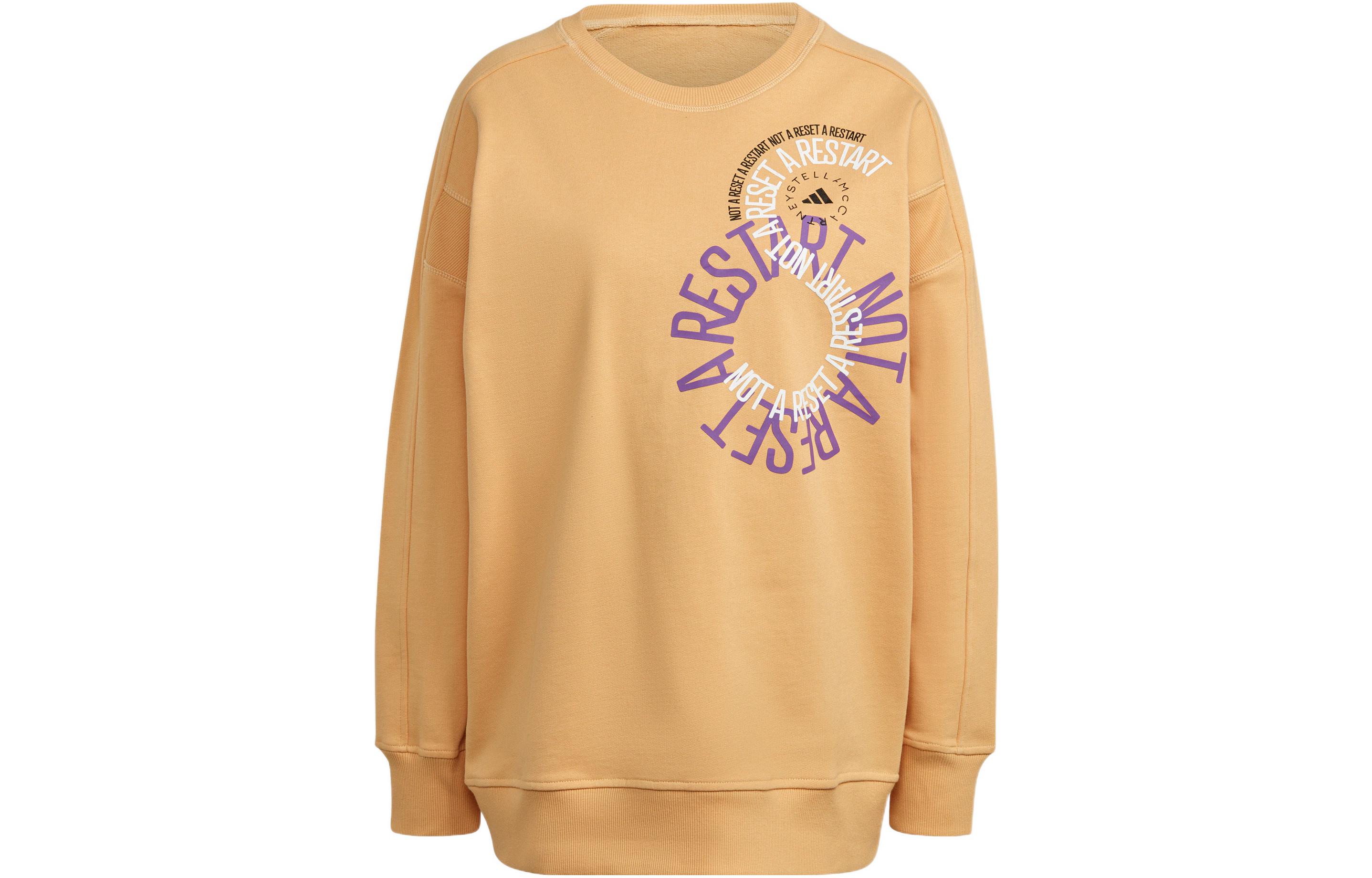 adidas Unisex Crewneck Sweatshirt with Front Letter Print IB5886