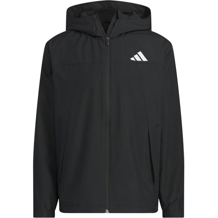 adidas Unisex Fashion Hooded Jacket Black KA9309