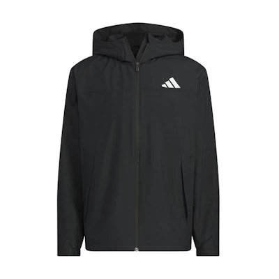adidas Unisex Fashion Hooded Jacket Black KA9309