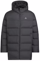 adidas Unisex Insulated Hooded Down Jacket Black IK2392 adidas Unisex Insulated Hooded Down Jacket Black IK2392