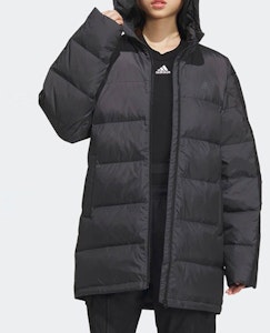 阿迪达斯男女通用加绒连帽羽绒服黑色 IK2392 Lookbook 阿迪达斯男女通用加绒连帽羽绒服黑色 IK2392