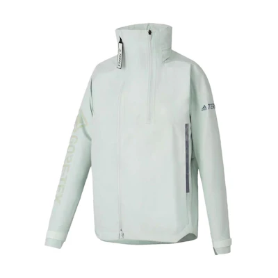 adidas Unisex Light Blue Windproof Outdoor Casual Sports Jacket HC6268