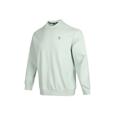 adidas Unisex Logo Print Crewneck Sweatshirt Linen Green HN6641