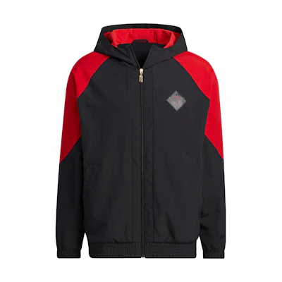 adidas Unisex Loose Fit Zip Hoodie Jacket Black IQ1578