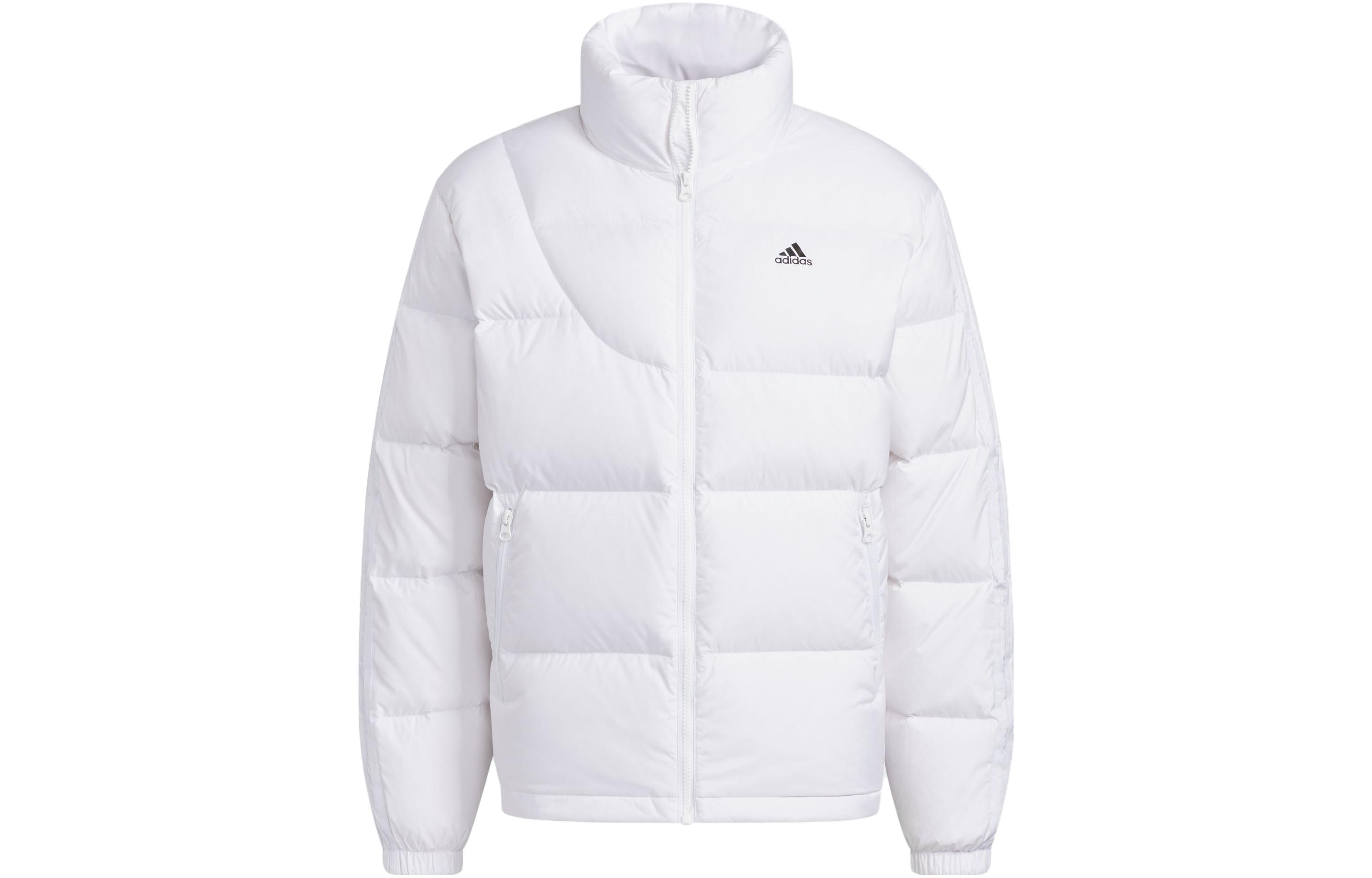 adidas Unisex Outdoor Puffer Down Jacket Hoodie - White IK2419
