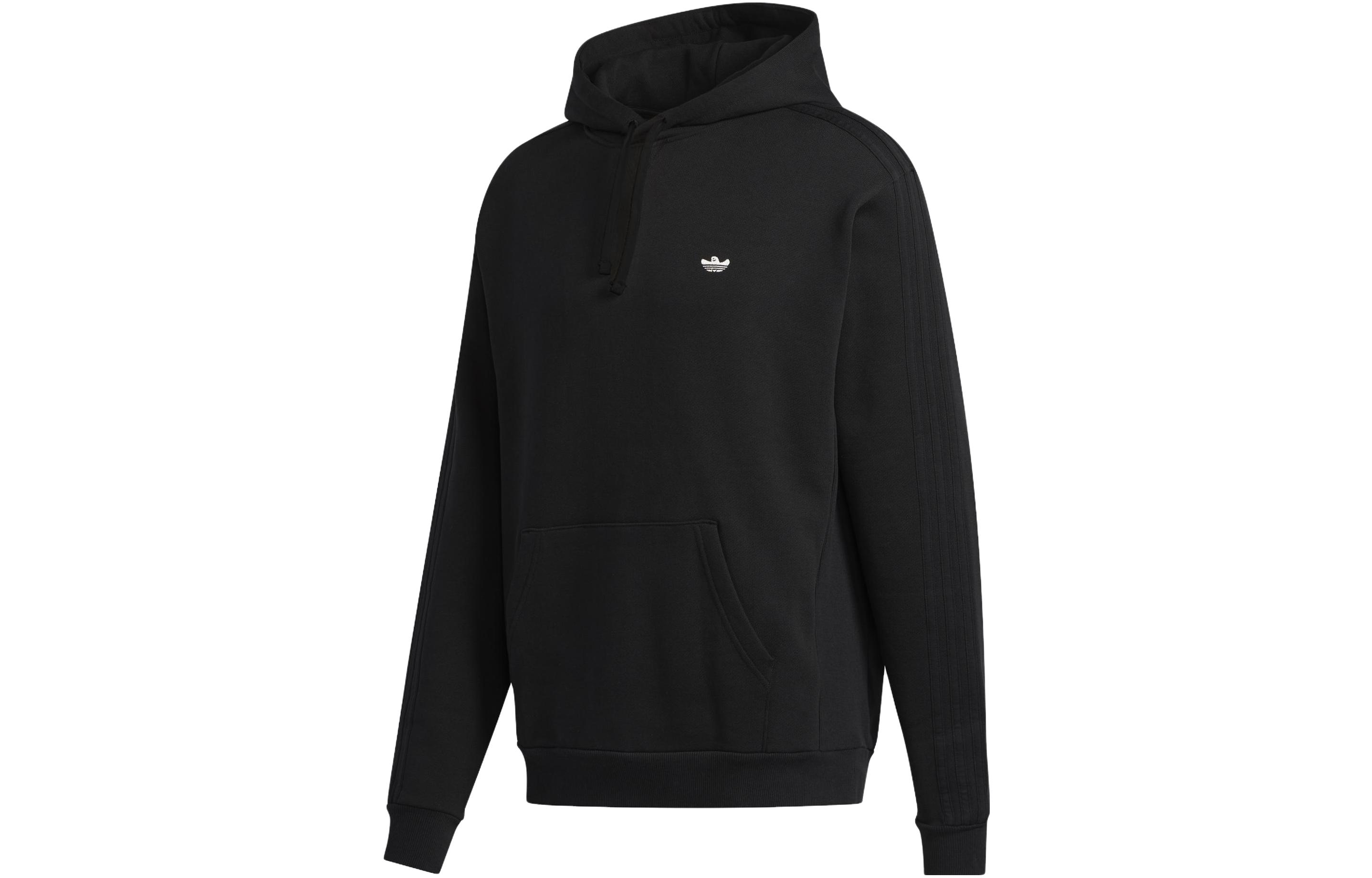 adidas Unisex Oversized Solid Black Hoodie GD3544