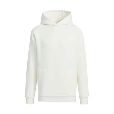 adidas Unisex Plain Oversized Hoodie in White JE8626